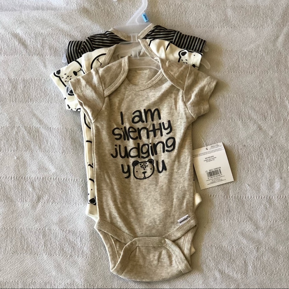 Pack of 3 Onesies 0-3 months